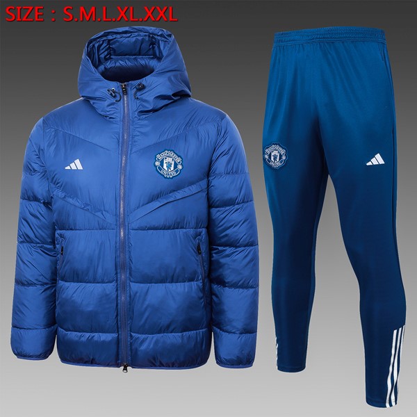 Piumino Manchester United Set Completo 24/25 Blu